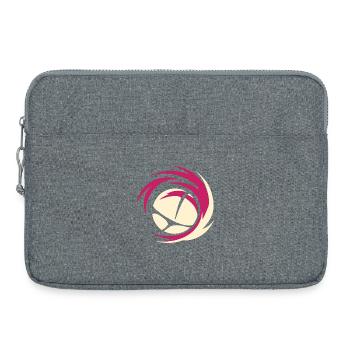 Volley-ball - Sacoche pour ordinateur portable 15 pouces - gris chiné - Devant