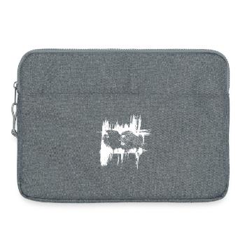 Les Bisons - Laptoptasche 15" - Grau meliert - Vorne