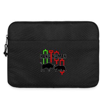 Trading Shirt Hanging Man R6Z - Laptop bag 15" - black - Front