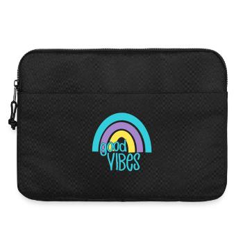 bonnes vibrations - Sacoche pour ordinateur portable 15 pouces - noir - Devant