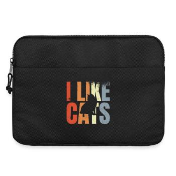 Cat Lovers - Laptop bag 15" - black - Front