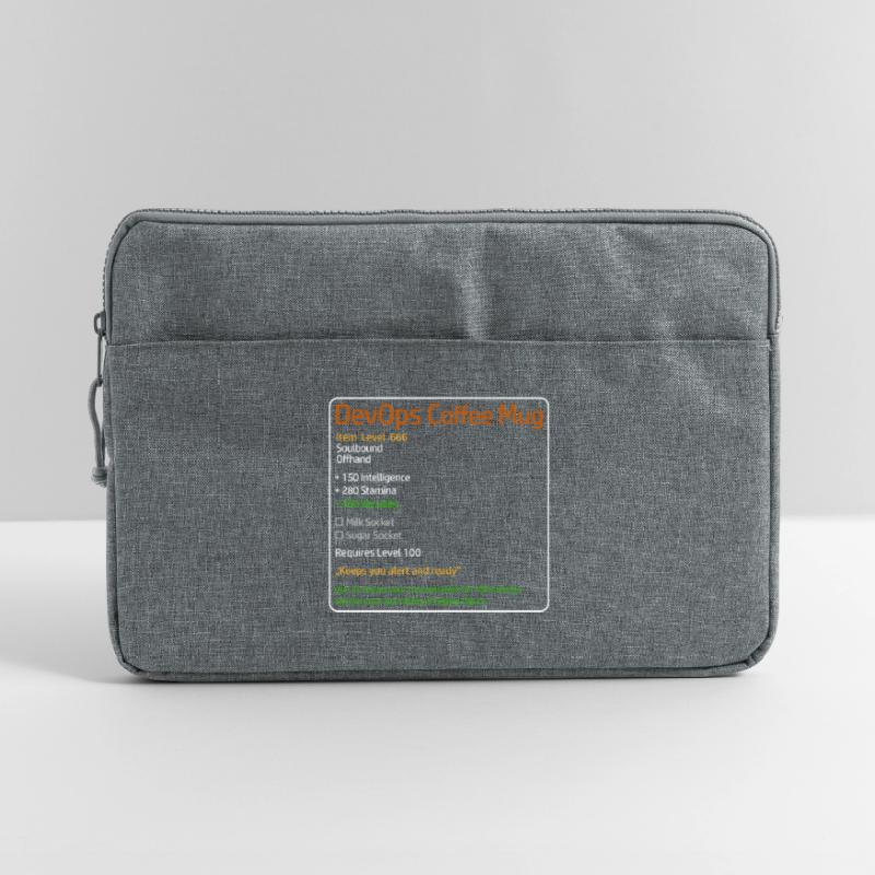 Thème d’administration système de tasse à café DevOps Sacoche pour ordinateur portable 15 pouces