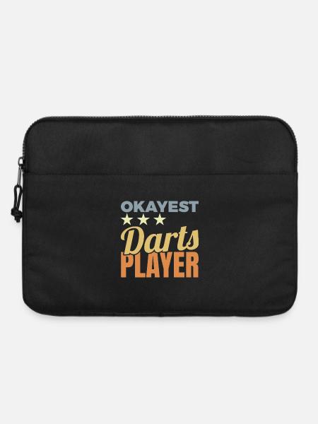 Okayest Darts Player - Laptoptasche 15" - Schwarz