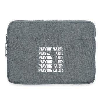 Dart spielen - Laptoptasche 15" - Grau meliert - Vorne