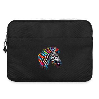 Zebra - Laptop bag 15" - black - Front