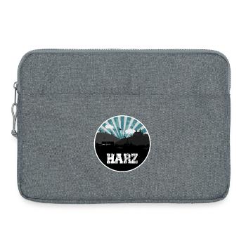 Résine bleu heure Skyline - Sacoche pour ordinateur portable 15 pouces - gris chiné - Devant