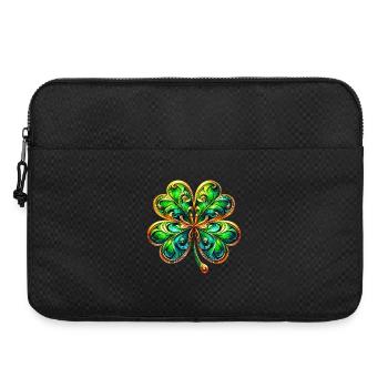 Trèfle à quatre feuilles - Sacoche pour ordinateur portable 15 pouces - noir - Devant