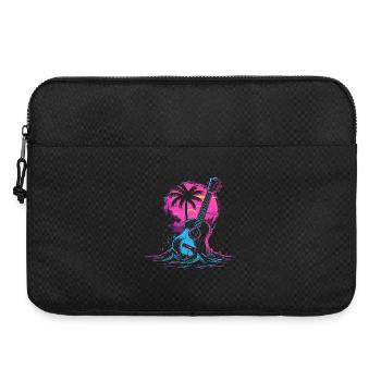 Ukulele 80s Look - Laptop bag 15" - black - Front