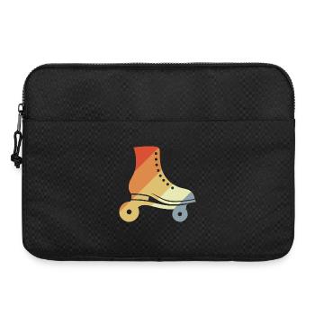 Patins à roulettes vintage - Sacoche pour ordinateur portable 15 pouces - noir - Devant