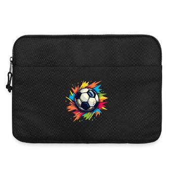 Fußball Graffiti - Laptoptasche 15" - Schwarz - Vorne