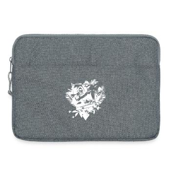 Skater Zeichnung - Laptoptasche 15" - Grau meliert - Vorne