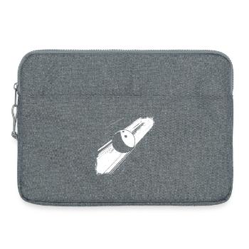 Boule de bowling - Sacoche pour ordinateur portable 15 pouces - gris chiné - Devant