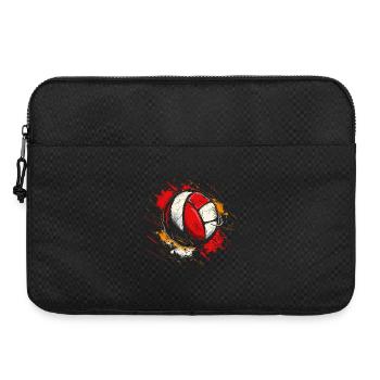 Dessin de volley-ball - Sacoche pour ordinateur portable 15 pouces - noir - Devant