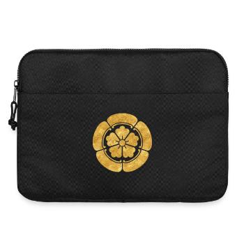 Vintage Faux Gold Oda Japan Mon Oriental Art - Laptop bag 15" - black - Front