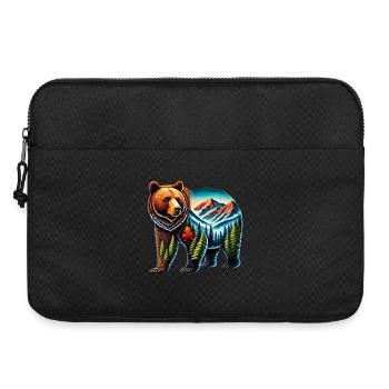 Bear - Laptop bag 15" - black - Front