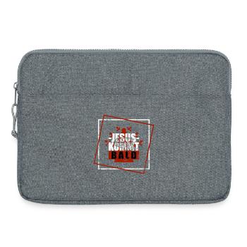 Jesus is coming soon - Laptop bag 15" - heather grey - Front
