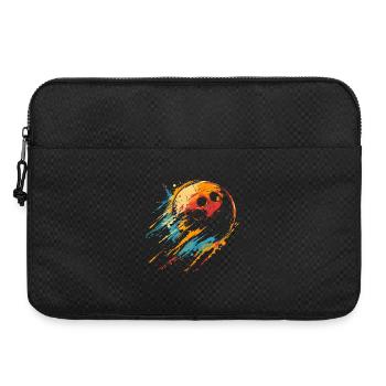 90s Bowling Ball - Laptop bag 15" - black - Front