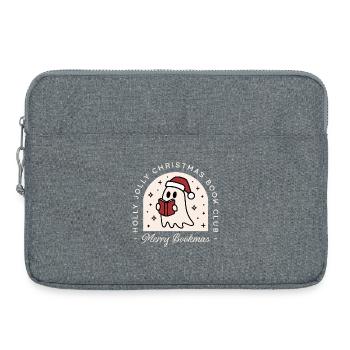 Club de lecture de Noël lecteur de vacances - Sacoche pour ordinateur portable 15 pouces - gris chiné - Devant