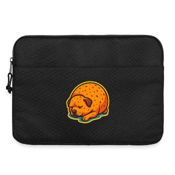 Adorable chien endormi, en forme de pomme de terre, j'adore les chiens - Sacoche pour ordinateur portable 15 pouces - noir - Devant