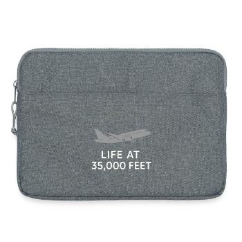Flight Attendant Cabin Crew Life Aviation - Laptop bag 15" - heather grey - Front