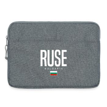 Ruse Bulgarie - Sacoche pour ordinateur portable 15 pouces - gris chiné - Devant