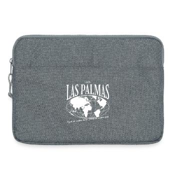 Conception de la carte du monde de Las Palmas - Sacoche pour ordinateur portable 15 pouces - gris chiné - Devant