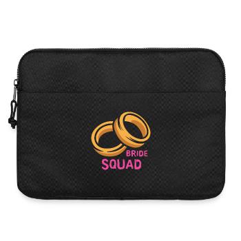 Bride Squad Ringe Junggesellinnenabschied - Laptoptasche 15" - Schwarz - Vorne