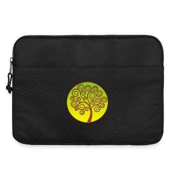 Arbre de vie spirale - Sacoche pour ordinateur portable 15 pouces - noir - Devant
