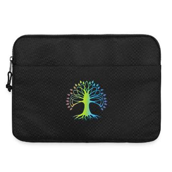 Arbre de vie multicolore - Sacoche pour ordinateur portable 15 pouces - noir - Devant
