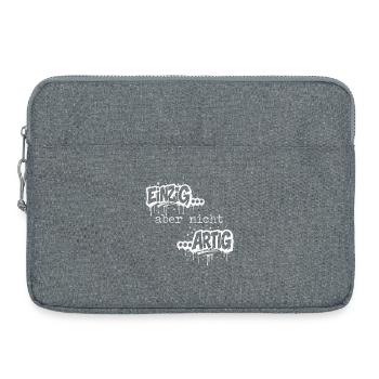 Seulement, mais pas bien élevé en disant - Sacoche pour ordinateur portable 15 pouces - gris chiné - Devant