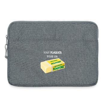 Nahout-Butter - Laptoptasche 15" - Grau meliert - Vorne