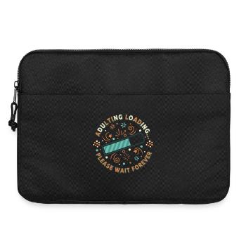 Adulting Loading Party - Laptop bag 15" - black - Front