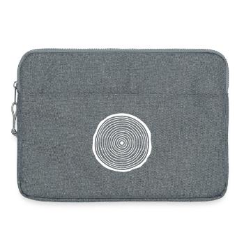 Tree Slice - Laptop bag 15" - heather grey - Front