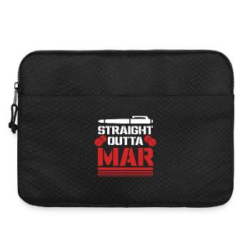 Medizinische Fachangestellte Straight Outta MAR - Laptoptasche 15" - Schwarz - Vorne