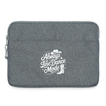 Always in Line Dance Mode - Laptoptasche 15" - Grau meliert - Vorne