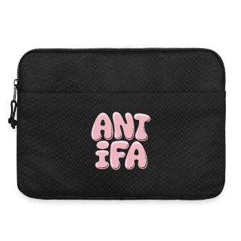 Antifa - Produits dérivés antifascistes - Sacoche pour ordinateur portable 15 pouces - noir - Devant