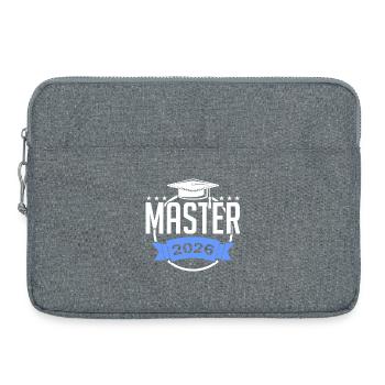 Master's degree passed in 2026 Graduation ceremony - Laptop bag 15" - heather grey - Front