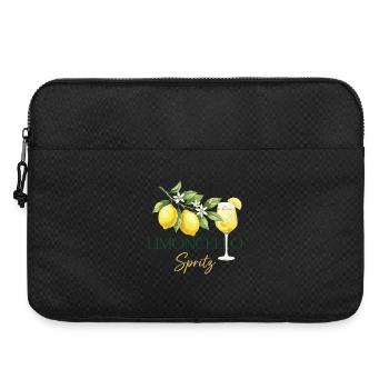 Limoncello Spritz – Sommer Drink Zitronen Design - Laptoptasche 15" - Schwarz - Vorne