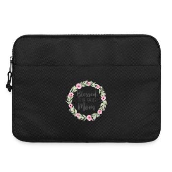 Cadeau de maman heureuse d’être maman - Sacoche pour ordinateur portable 15 pouces - noir - Devant