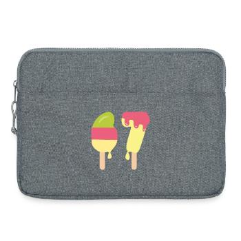 67 - Sixty Seven Number 67 I-ce Cream Meme Six 7 - Laptop bag 15" - heather grey - Front