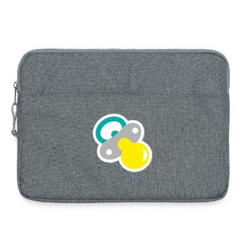 Sucette - Sacoche pour ordinateur portable 15 pouces - gris chiné - Devant