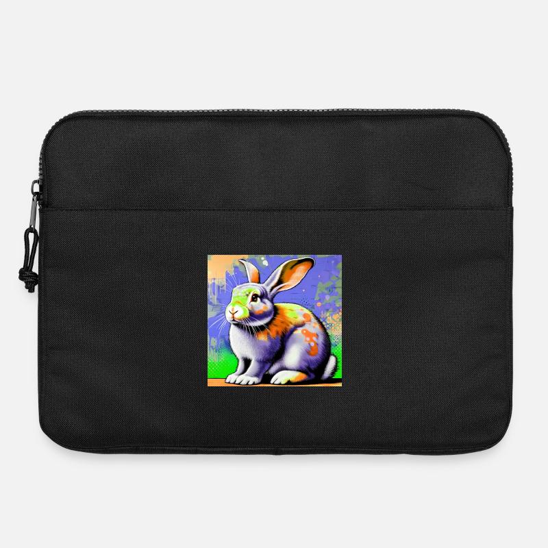 Kaninchen - Laptoptasche 15" - Schwarz