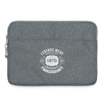 May 1970 Gift 56 Birthday May 1970 - Laptop bag 15" - heather grey - Front