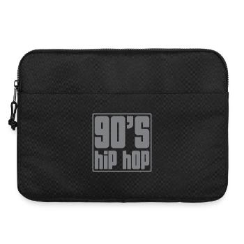 90s Hip Hop Grid - Laptop bag 15" - black - Front