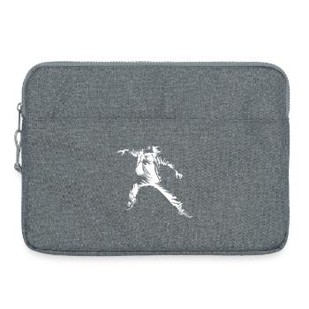 Breakdance Sketch - Laptoptasche 15" - Grau meliert - Vorne
