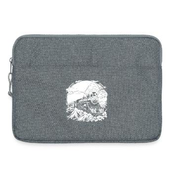 Railroad - Laptop bag 15" - heather grey - Front