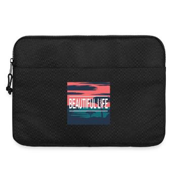 Plage de la Belle Vie - Sacoche pour ordinateur portable 15 pouces - noir - Devant