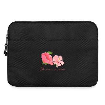 Sweet Blossom Motif Pink Red Mother's Day Flower Power - Laptop bag 15" - black - Front
