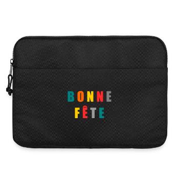 FÊTE DES MÈRES. BONNE FÊTE - Sacoche pour ordinateur portable 15 pouces - noir - Devant