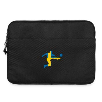 Fussballer Schweden - Laptoptasche 15" - Schwarz - Vorne